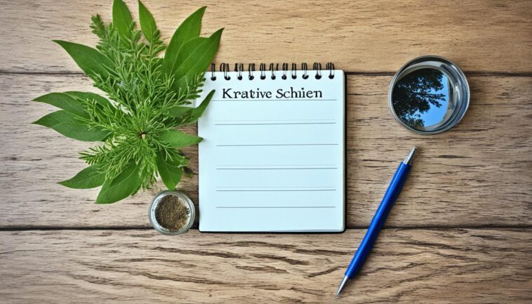 Kreatives Schreiben, Journaling und Tagebuchführung zur Selbstreflexion.